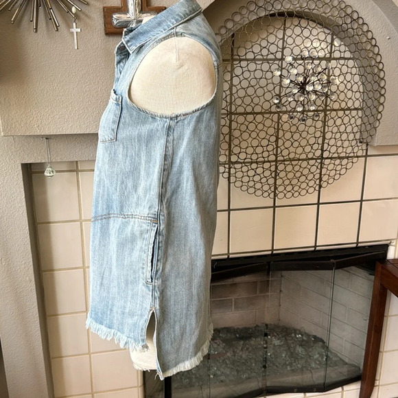 One teaspoon KIDS MINI denim BRAXTON DRESS size 9-10 - Picture 8 of 13